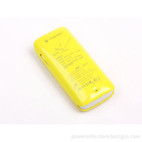 Portable Power Bank/Backup Battery for Cellphones/Tablets with 5,200mAh Capacity